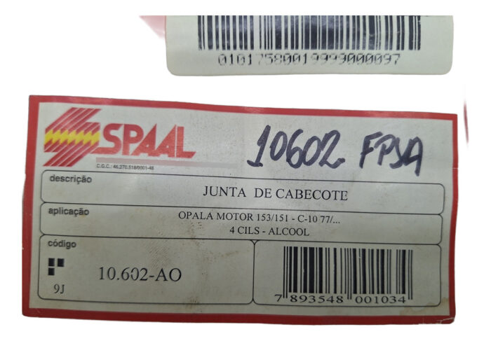 Junta Cabeçote Opala | C-10 77/... - Image 3