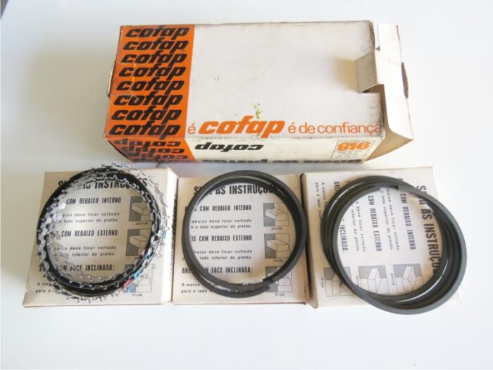 Anéis de Segmento Para Corcel 1968 à 1972 com Motor 1,3 - medida 1,00 
