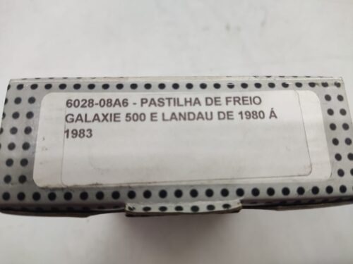 Pastilha de freio Galaxie 500 e Landau de 1980 a 1983