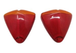 Lente Lanterna Dianteira F350/F600 - Vermelha /Ambar-