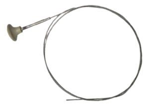 Cabo capô  Fusca C/ Botão Bege Todos -